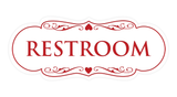 Designer Restroom Sign