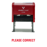 Please Correct Rubber Stamp