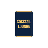 Portrait Round Cocktail Lounge Sign