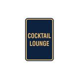 Portrait Round Cocktail Lounge Sign
