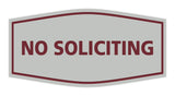 Signs ByLITA Fancy No Soliciting Sign