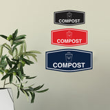 Fancy Compost Wall or Door Sign