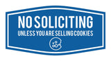 Fancy No Soliciting (Unless You Are Selling Cookies) Wall or Door Sign
