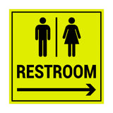 Signs ByLITA Square Restroom Sign