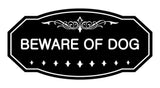 Victorian Beware Of Dog Sign