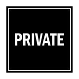 Signs ByLITA Square Private Sign