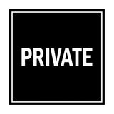 Signs ByLITA Square Private Sign