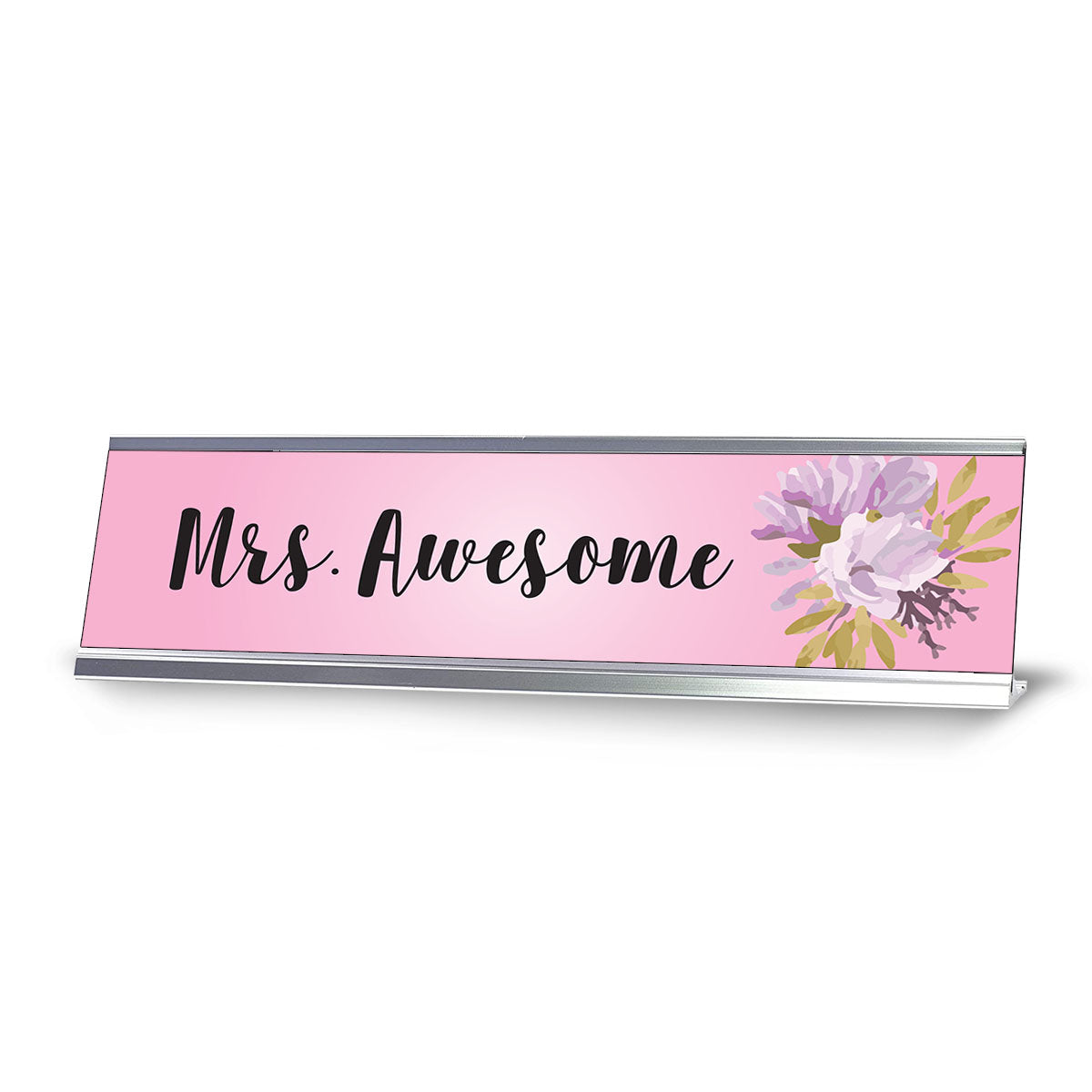 Mrs. Awesome, Designer Series Desk Sign (2 x 8")