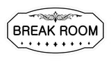Victorian Break Room Sign