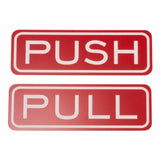 Classic Horizontal Push Pull Door Sign
