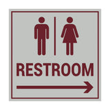 Signs ByLITA Square Restroom Sign