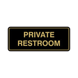 Signs ByLITA Standard Private Restroom Sign