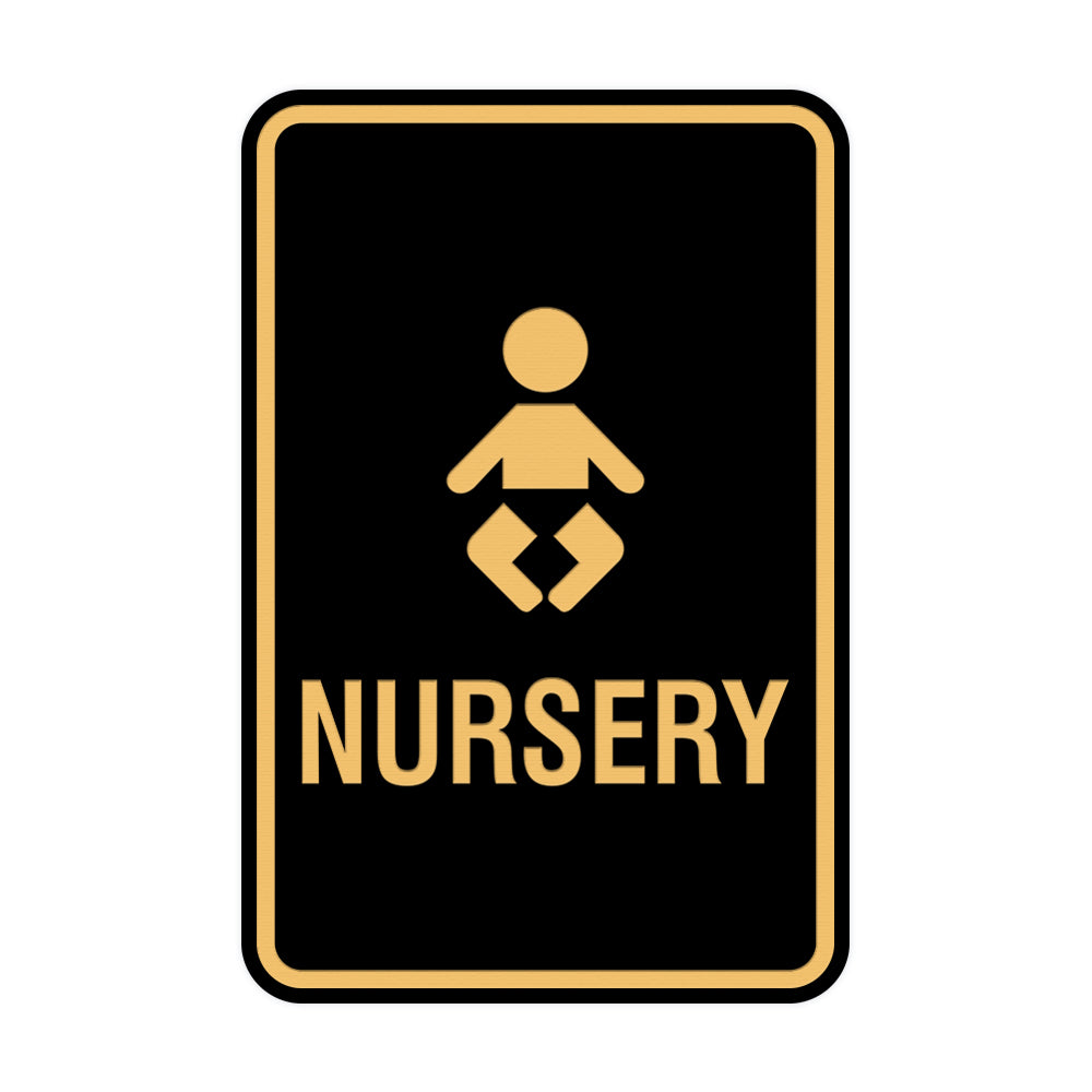 Portrait Round Nursery Sign