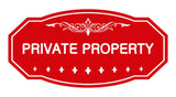 Victorian Private Property Sign
