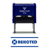 Rejected W/ Icon Self-Inking Office Rubber Stamp