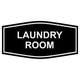 Black Fancy Laundry Room Sign