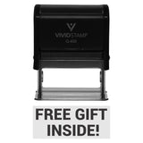 Free Gift Inside Self-Inking Office Rubber Stamp