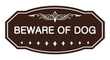 Victorian Beware Of Dog Sign