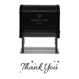 THANK YOU w/ Stars Self Inking Rubber Stamp