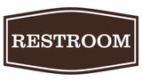 Fancy Restroom Sign