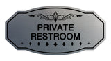 Victorian Private Restroom Sign