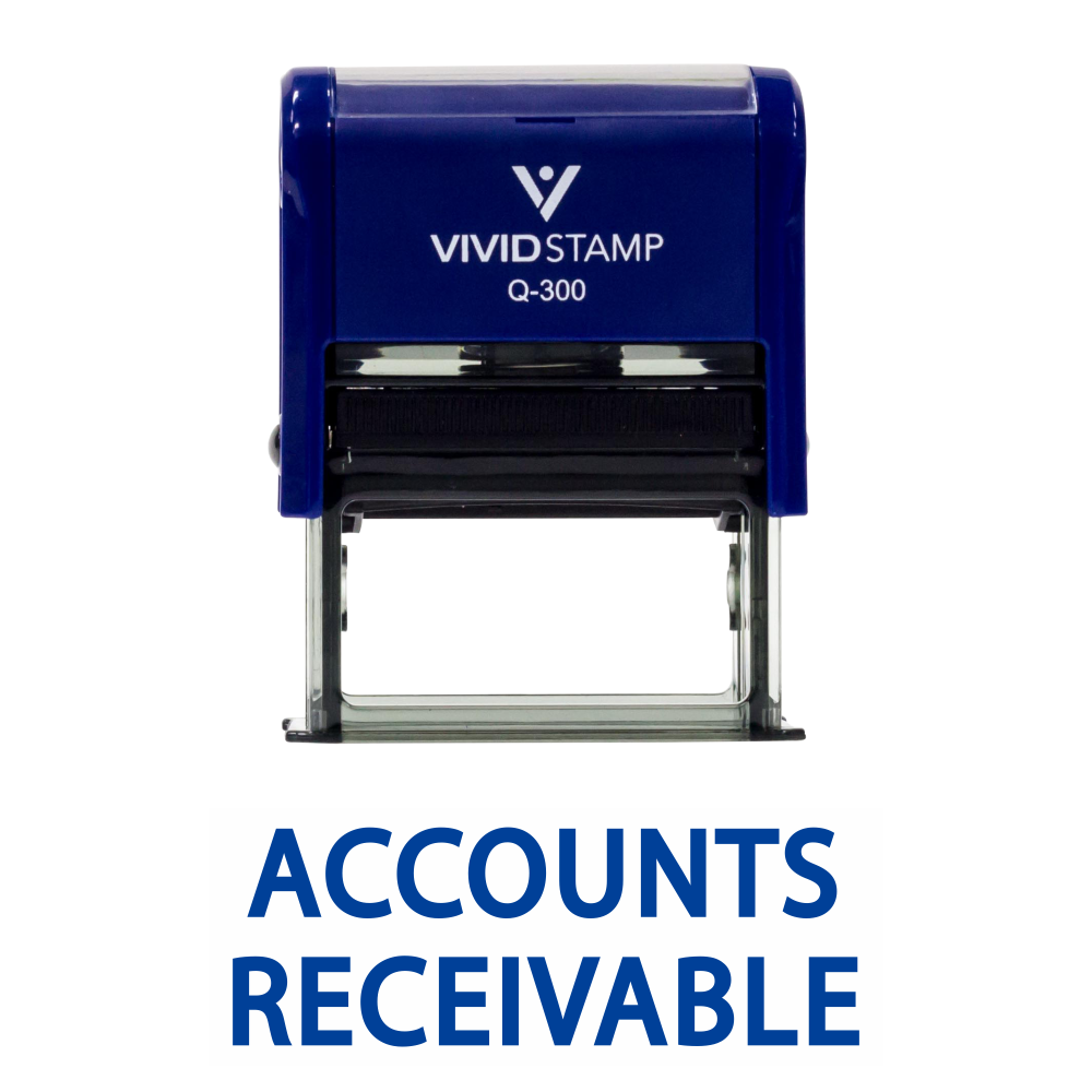 Accounts Receivable Self Inking Rubber Stamp
