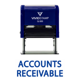 Accounts Receivable Self Inking Rubber Stamp