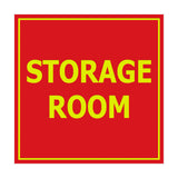 Signs ByLITA Square Storage Room Sign