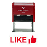 LIKE (Thumbs Up) Self Inking Rubber Stamp