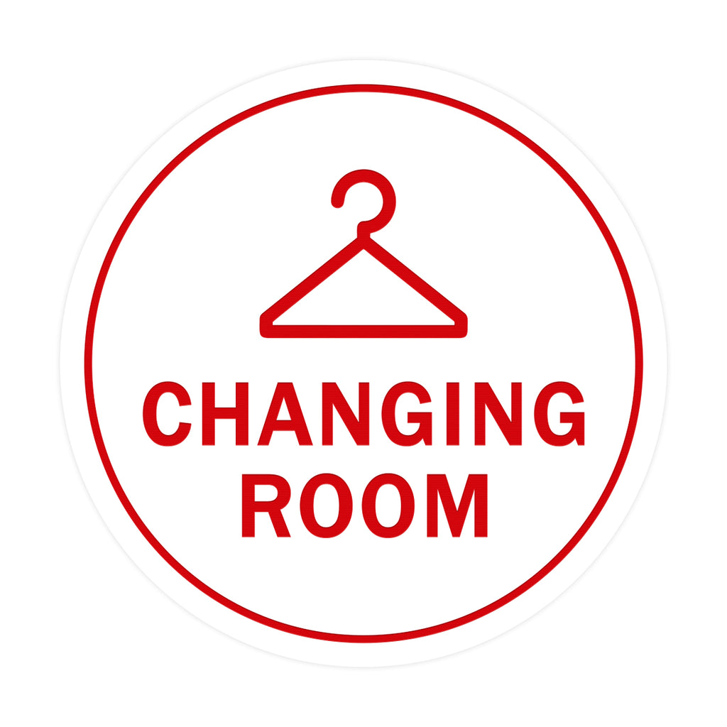 Signs ByLITA Circle Changing Room Sign – Pacific Sign and Stamp