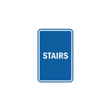 Portrait Round Stairs Sign
