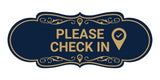 Designer Please Check In Wall or Door Sign