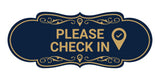 Designer Please Check In Wall or Door Sign