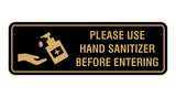 Signs ByLITA Standard Please Use Hand Sanitizer Before Entering Sign