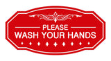 Victorian Please Wash Your Hands Sign