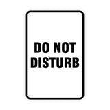 Portrait Round Do Not Disturb Sign