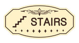 Victorian Stairs Sign