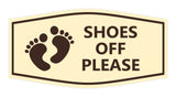 Signs ByLITA Fancy Shoes Off Please Remove Sign