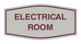 Fancy Electrical Room Sign