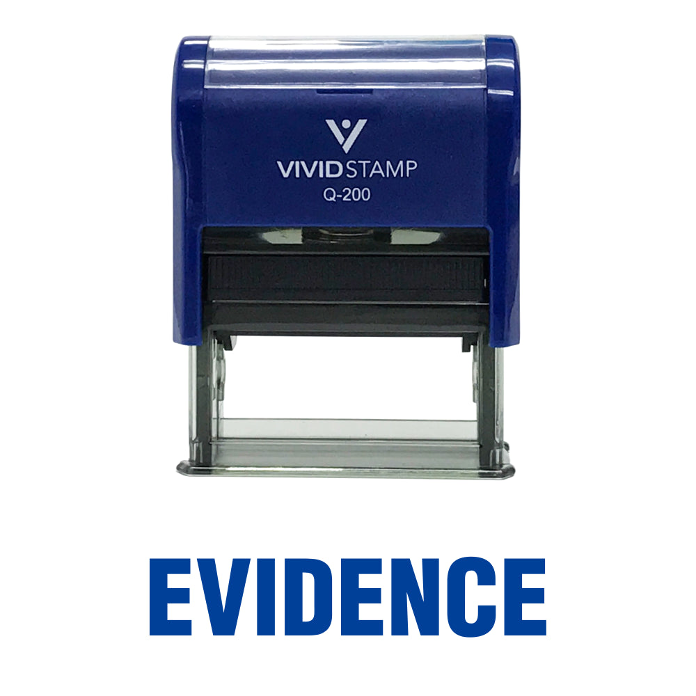 Evidence Self Inking Rubber Stamp