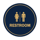Signs ByLITA Circle All Gender Restroom Sign