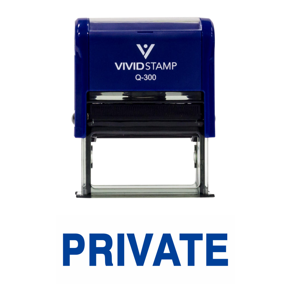 Private Self Inking Rubber Stamp