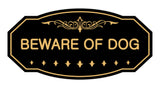 Victorian Beware Of Dog Sign