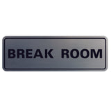 Standard Break Room Sign