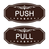 Victorian Push Pull Sign Set
