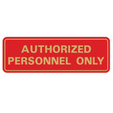 Standard Authorized Personnel Only Sign