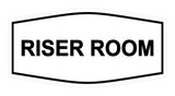 White Signs ByLITA Fancy Riser Room Sign
