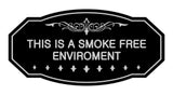 Victorian This Is A Smoke Free Environment Sign