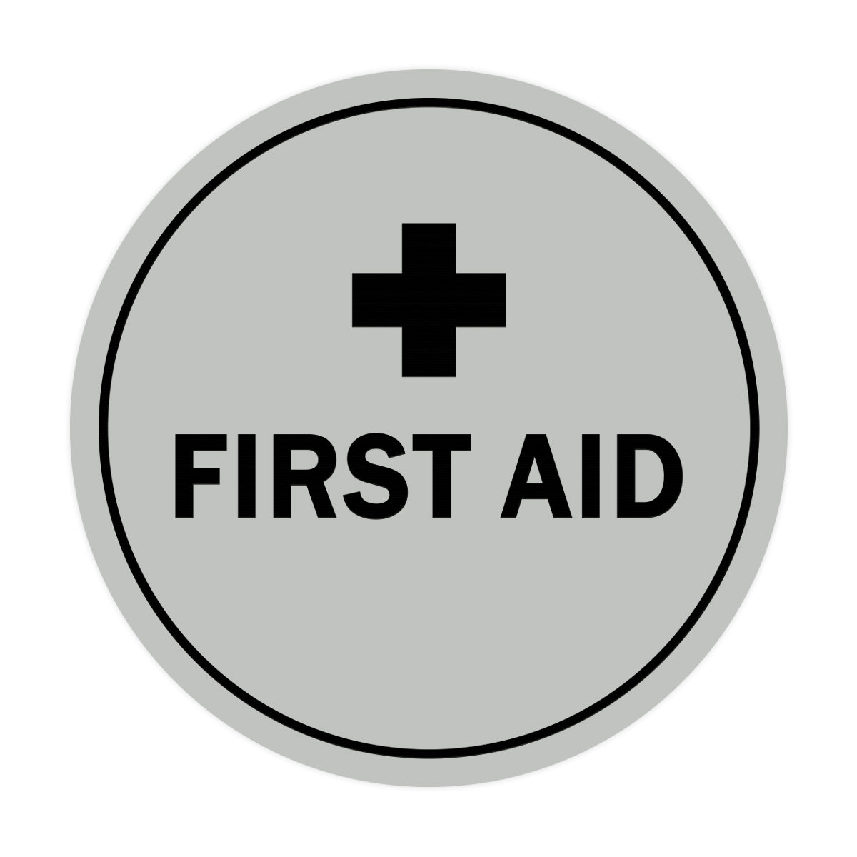 Signs ByLITA Circle First Aid Sign