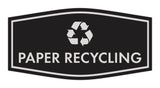 Fancy Paper Recycling Wall or Door Sign